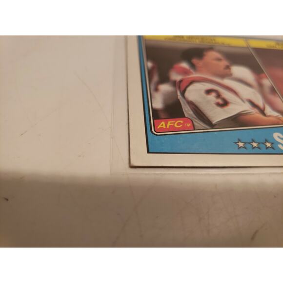 1988 Topps #218 1987 NFL Scoring Leaders - Jerry Rice & Jim Breech - Picture 2 of 7